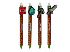 Espositore Penna Cancellabile Inkredible con Copripenna Minecraft Puckator – 36 Pezzi