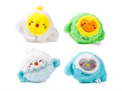 Palla Pazza Rimbalzante in Peluche Uccellini Puckator – 12 Pezzi