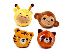 Palla Pazza Rimbalzante in Peluche Animali Dolci Puckator – Fantasia 2 – 12 Pezzi