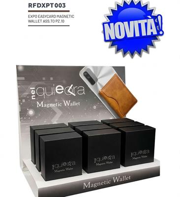 Portacarte magnetico Easycard assortito – Expo banco 10 pezzi
