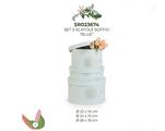 Set 3 Scatole Soffio Blue Decorative Rotonde – Packaging Regalo