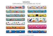 Carta Regalo 70x100 Bambini Fantasie Assortite FG.100 – Rotoli+