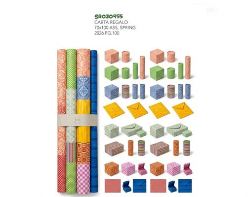 Carta Regalo 70x100 Spring 2026 Fantasie Assortite FG.100 – Mix