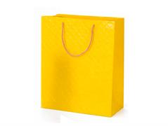 SHOPPER OLIMPO BAGS 26x12x32CM GIALLO-7002*