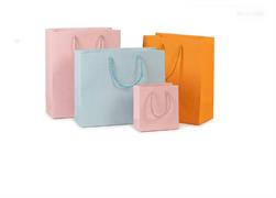 Shopper Soft Touch Arancio 14,3x7,3x15,3 cm Carta – 10 Pezzi