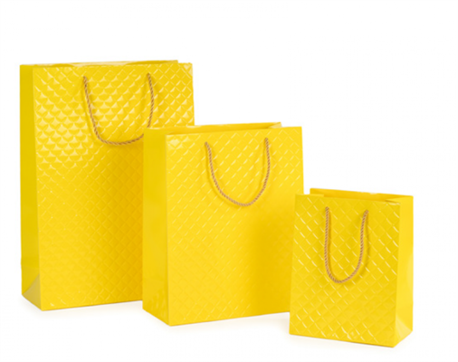 Shopper Soft Touch Rosa 26x12x32 cm con Cordino – Confezione 10