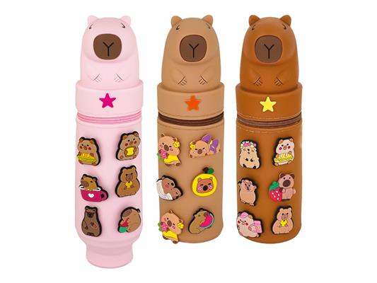 Taschetta silicone Capibara estensibile – 12 pz assortiti