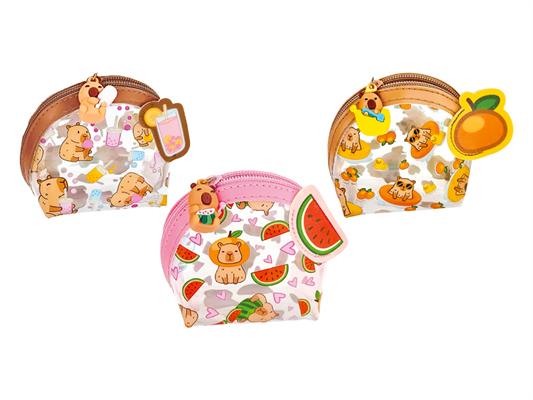 Pochette trasparente Be-Cappy! 9x9x4,5 cm – 12 pz assortiti