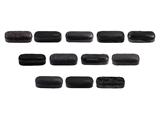 Kit Astuccio Ovale Linea Total Black Colourbook – 12 pezzi