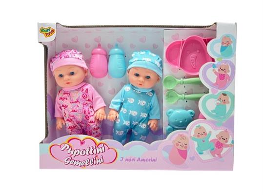 BEBE' PUPOTTINI GEMELLINI C/ACCESSORI*