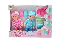 BEBE' PUPOTTINI GEMELLINI C/ACCESSORI*