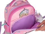 Zaino Asilo 9 Lt Alieno Unicorno 6 Pz + Portachiavi Peluche Omaggio 