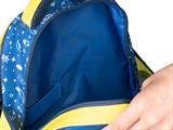 Zaino Asilo 9 Lt Alieno Unicorno 6 Pz + Portachiavi Peluche Omaggio 