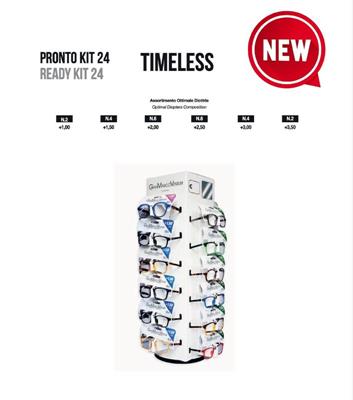 Expo Occhiali Lettura Timeless Ready Kit 24 Pz