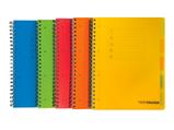 Quaderno Spiralato A5 1R con Divisori Fluo Arda 120 Fogli – 5 Pz
