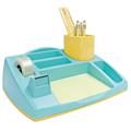 DESK ORGANIZER KC PASTEL AZZURRO/GIALLO*
