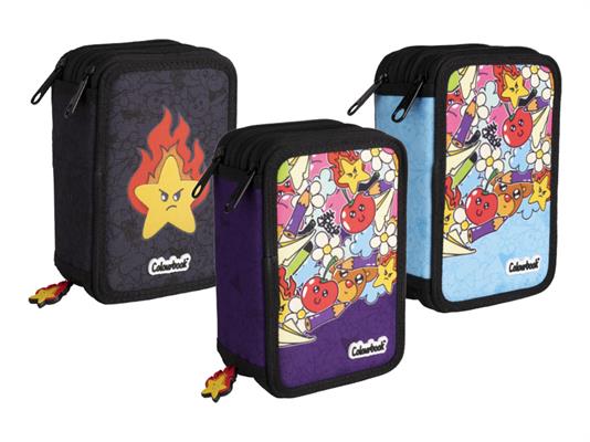 Astuccio 3 Zip Gianpiero Colourbook 12 Pezzi