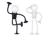 Kit Lampada Ventosa Bulb Man – 8 Pezzi Decorativi