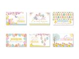 Cartoncini Pasqua Uova e Colomba 8,5x13,5cm – 60 Pezzi Set