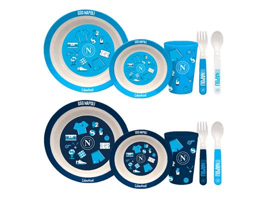 Set Pappa SSC Napoli by Colourbook 5 Pezzi Plastica – 12 Pz Scuola