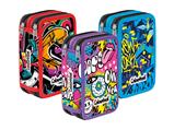 Astuccio 3 Zip Urban Colourbook Completo - Confezione 6PZ