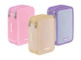 Astuccio 3 Zip Glitter Colourbook Completo - Confezione 6PZ