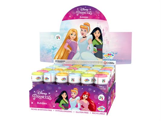 Bolle di sapone 60ml Princess – Expo 36 flaconi assortiti banco