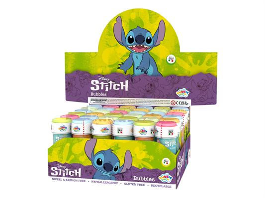 Bolle di sapone 60ml Stitch – Expo 36 flaconi assortiti banco