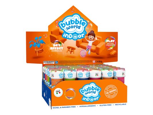 Bolle di sapone 60ml indoor – Expo 36 flaconi per uso interno