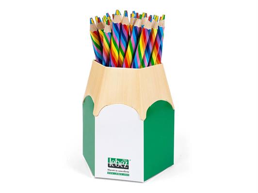 Expo Pastelli Jumbo Arcobaleno Lebez Mina Multicolor – 32 Pz Display