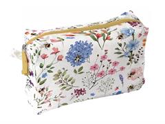 Pochette multiuso fantasia floreale con zip – Conf. 1 Pz