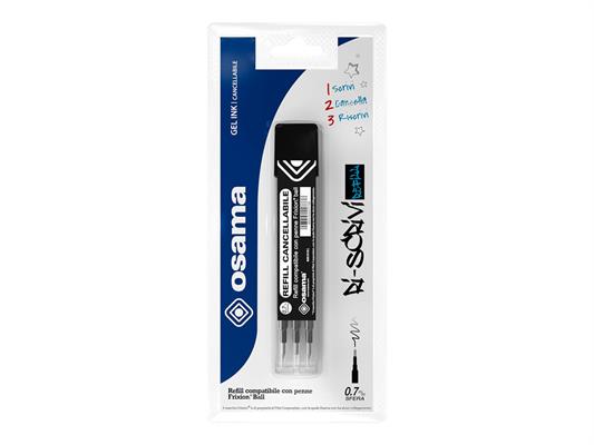 REFILL GEL RISCRIVI PZ.3 NERO*