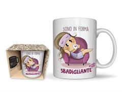 TAZZA IN CERAMICA 12x9,5x8CM LE BUBINE*