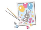 Ravensburger Creart Coniglio Kit Dipingere Con Numeri - 3 pezzi