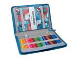 Set artistico 37 pezzi valigetta tracolla colori bambini compatta