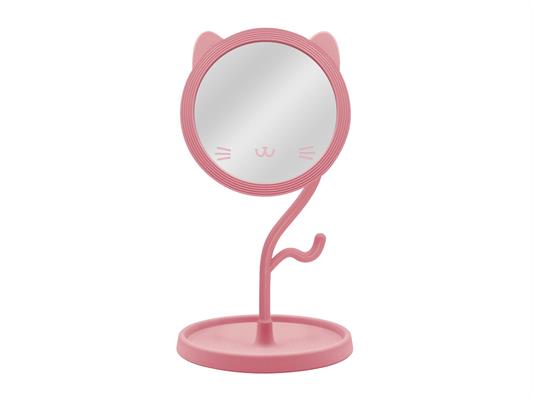 Specchio trucco da tavolo forma gatto 6 pezzi assortiti