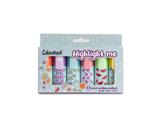 Mini Evidenziatori Colourbook Hightlight Me Punta 2-5mm Assortiti – Conf 6 Pz 