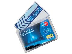 Portacard in PVC 2 scomparti – Confezione 100 pezzi