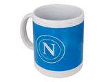 Tazza ceramica SSC Napoli fascia azzurra con logo – 3 pezzi set