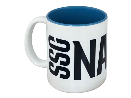 Tazza ceramica SSC Napoli logo new lettering grande – 3 pezzi set