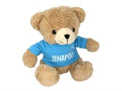 Peluche Orso 24 cm Con Maglietta SSC Napoli - 3 pezzi
