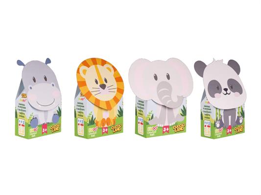 Set Plastilina Kiddò Cuccioland Colourbook Kids 8 Pezzi