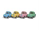 Macchinine Little Beetle in Metallo con Stampa – Expo 12 Pezzi