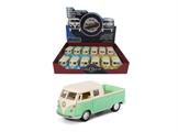 Volkswagen Bus Double Cab Pickup 1:34 Expo 12 Pezzi Die Cast