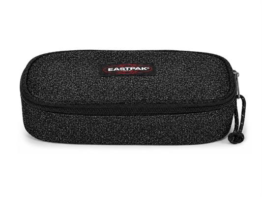Bustina Eastpak Ovale Glitter Black Astuccio Rigido Zip - Confezione 3PZ