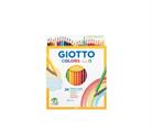 Pastelli colorati Giotto 24 colori mina 3,0mm – confezione 10 astucc