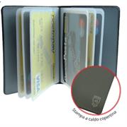 Portacard scudo 5 spazi RFID colori assortiti – Confezione 24 pz