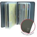 Portacard scudo 5 spazi RFID colori assortiti – Confezione 24 pz