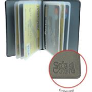 Portacard Scudo 14 scomparti solocolore protezione carte RFID Pz.24