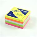 Memo adesivi cubo 75x75mm 400 fogli colori assortiti blocco unico